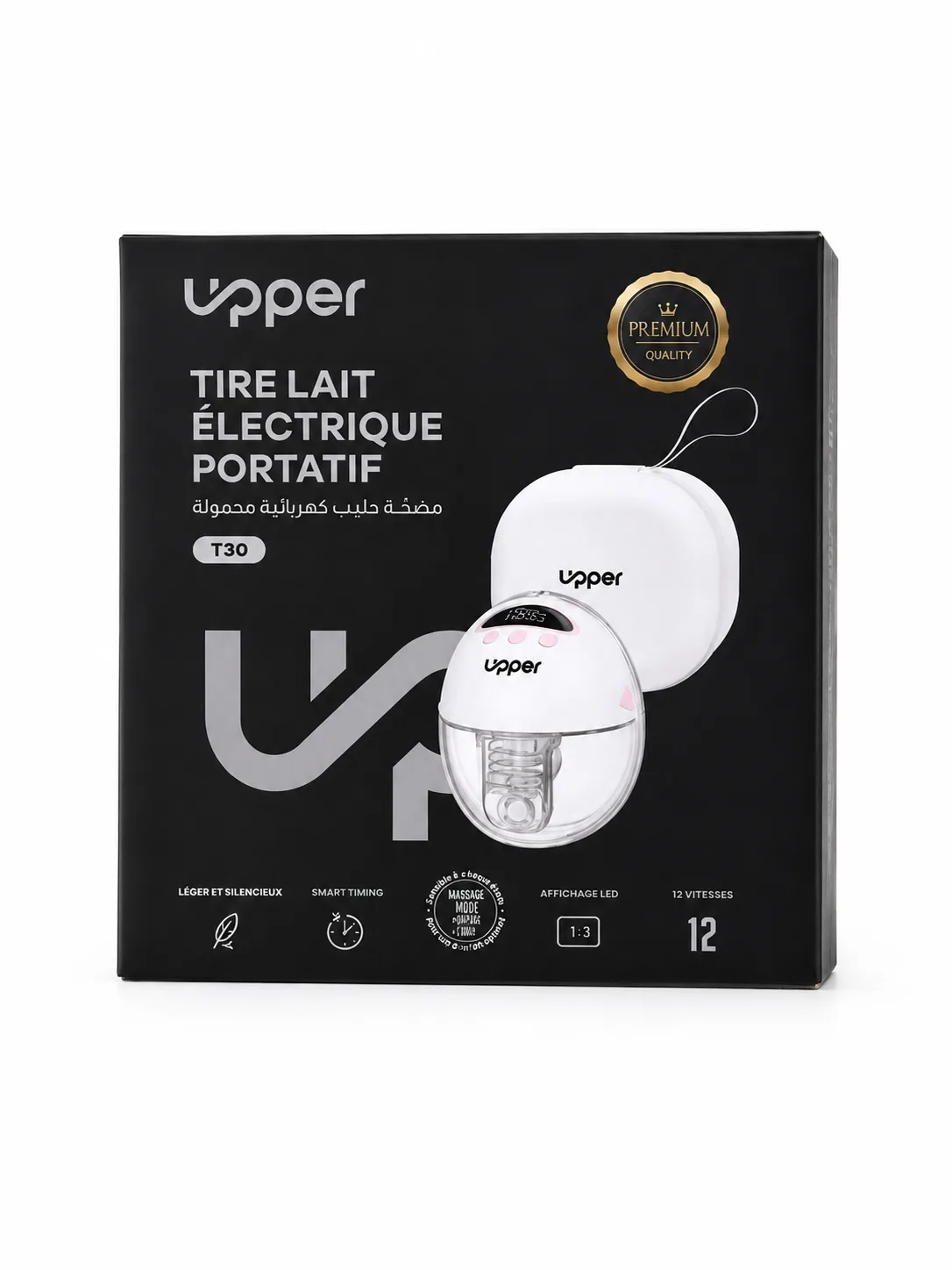 Tire-lait électrique portatif Upper T30