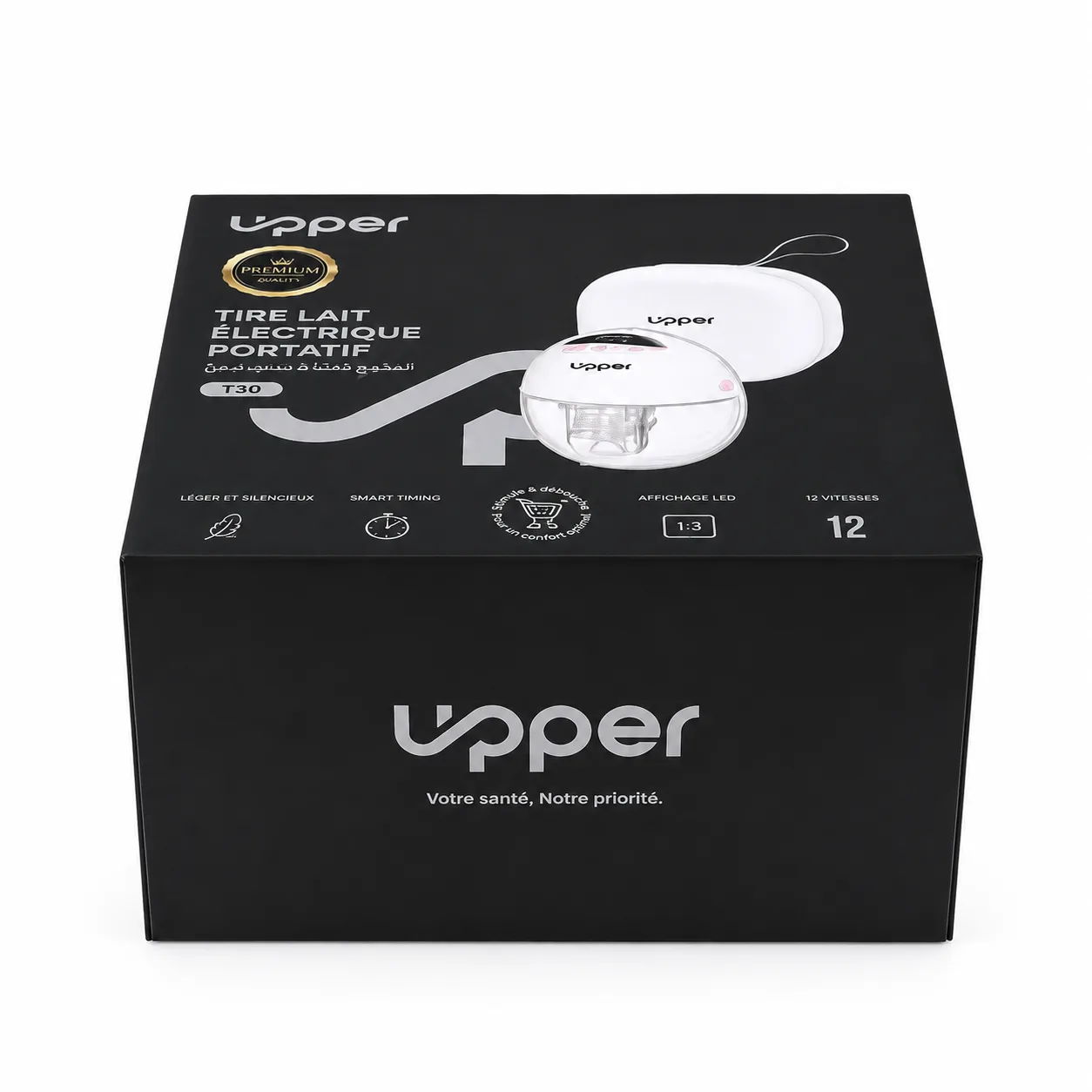 Tire-lait électrique portatif Upper T30