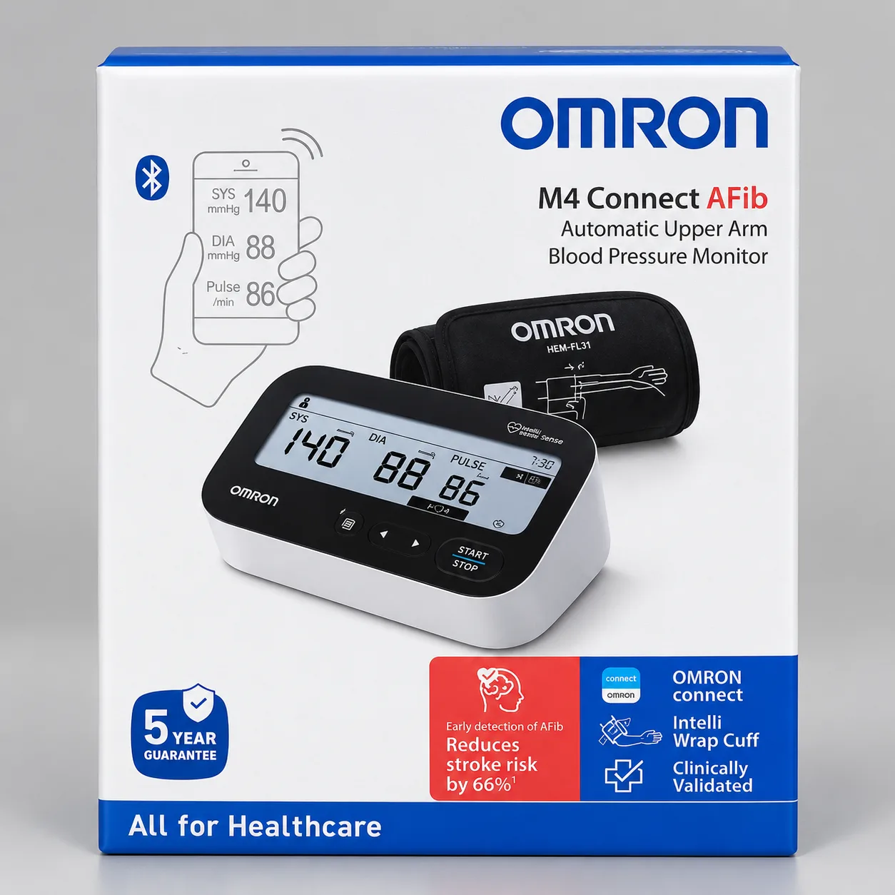 Tensiomètre OMRON M4 Connect Afib