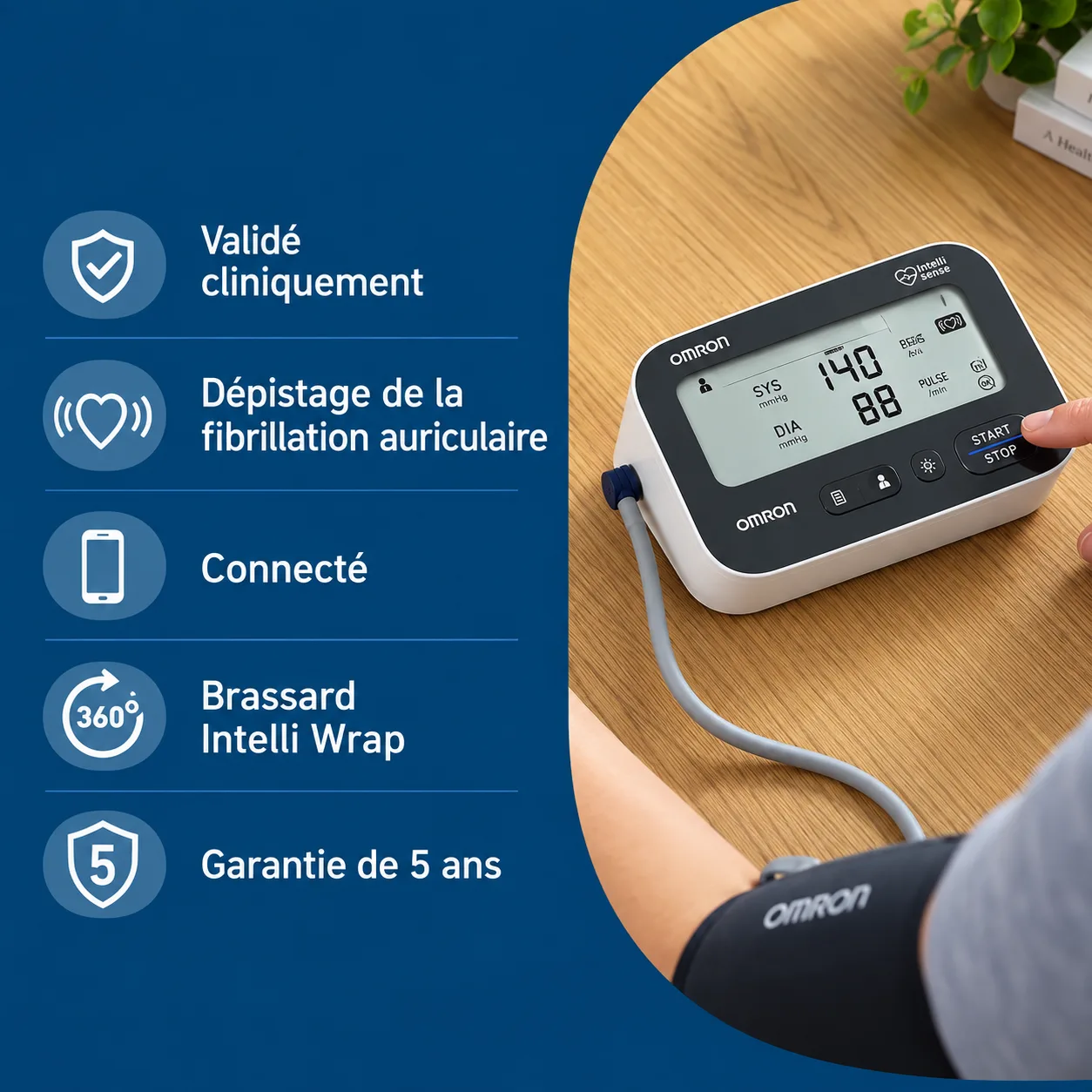 Tensiomètre OMRON M4 Connect Afib