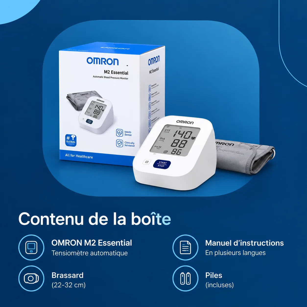 Tensiomètre OMRON M2 Essential