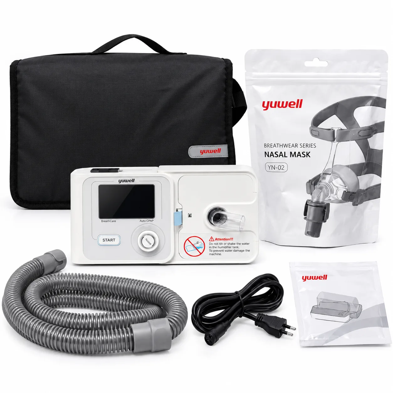 Yuwell Auto CPAP – Appareil de traitement de l’apnée du sommeil YH560 